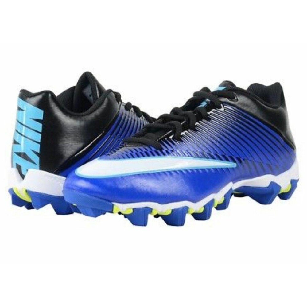 Nike Men's Vapor Shark II 2 833391-400 Football Shoes Cleats Blue Size 10.5